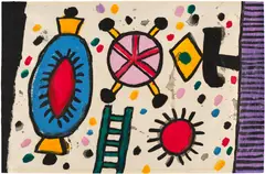 Alan Davie, Untitled, gouache and watercolor on paper