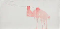 Peter Doig, Untitled, 2001, oil and charcoal on paper