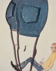 Sanya Kantarovsky, Daisy Dukes, 2018, monotype