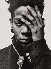 Jerome Schlomoff, Jean-Michel Basquiat (une main), 1988, gelatin silver print