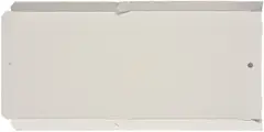 Reena Spaulings, Enigma 4, 2021, latex paint on cardboard pizza box, mounted on Dibond