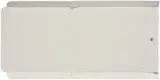 Reena Spaulings, Enigma 4, 2021, latex paint on cardboard pizza box, mounted on Dibond