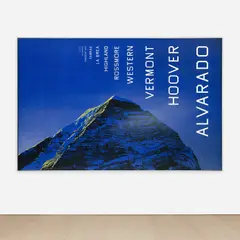 Ed Ruscha, Alvarado to Doheny, 1998, acrylic on canvas