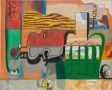 Le Corbusier, Nature morte à la bouteille et au violon
