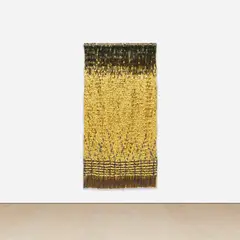 Olga De Amaral, Imagen perdida 27, 1996, handwoven linen and gold leaf
