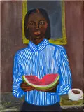 Danielle Mckinney, To Pretend, 2020, acrylic on canvas