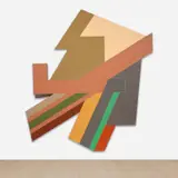Frank Stella, Ostropol I, 1973, felt, linen and canvas on panel mounted on wood
