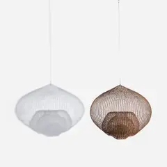 Ruth Asawa, Untitled (S.230, Hanging Single-Lobed, Five-Layered Continuous Form within a Form), 1960, copper wire, naturally oxidized