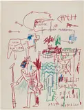Jean-Michel Basquiat, Untitled, 1982, oilstick on paper