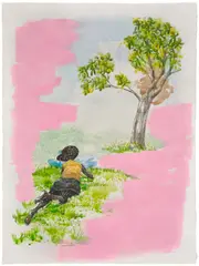 Kerry James Marshall, Study for Vignette 14, 2008, acrylic and watercolor on paper