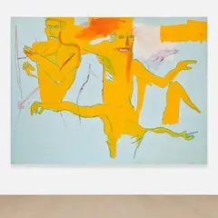 Jean-Michel Basquiat, Exercise, 1984, acrylic and crayon on canvas