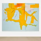 Jean-Michel Basquiat, Exercise, 1984, acrylic and crayon on canvas