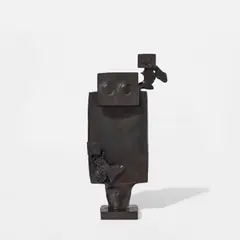 Max Ernst, Dans les rues d'Athènes, 1960, bronze