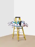 Jeff Koons, Dogpool Ladder, 2007–2011, polychromed aluminum and aluminum