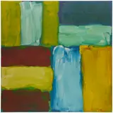 Sean Scully, Wall of Light Pale Green, 2014, oil on linen over board