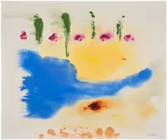 Helen Frankenthaler, Untitled, 1997, acrylic on paper