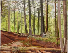 Lois Dodd, Eleanor Painting, 1976, oil on linen