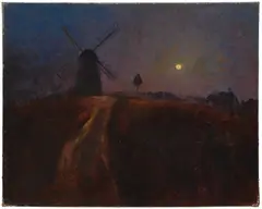 Agnes Lawrence Pelton, Hayground Windmill, Bridgehampton, 1920–1922, oil on canvas