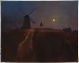Agnes Lawrence Pelton, Hayground Windmill, Bridgehampton, 1920–1922, oil on canvas