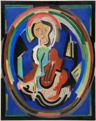 Figure lumière by Albert Gleizes, 1936, oil on canvas, sold Nov 2025