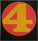 Robert Indiana, Four, 1964, oil on canvas