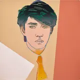 Andy Warhol, Ryuichi Sakamoto, 1983, acrylic and silkscreen on canvas