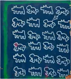 Keith Haring, Untitled, 1980, acrylic on plywood