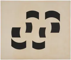 Metaesquema no. 69 by Hélio Oiticica, 1958, gouache on cardboard, sold Nov 2025