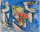 Hans Hofmann, Arrogance, 1948, gouache on paper