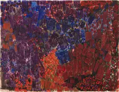 Lynne Mapp Drexler, Untitled (Dark), 1962, oilstick on paper