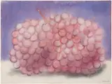 Fernando Botero, Naturaleza Muerta con Uvas, 1979, watercolor on paper