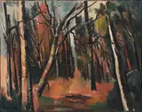 Maurice de Vlaminck, Les Arbres, 1912–1914, oil on canvas