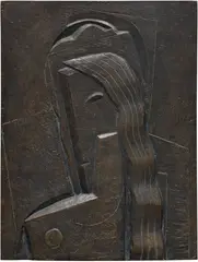 Henri Laurens, Tête de Femme, 1920, bronze