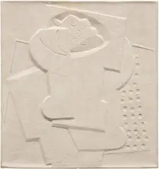 Henri Laurens, Le Compotier, 1922, bas-relief in terracotta