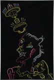 Karl Wirsum, Untitled, 1978, acrylic on canvas, in painted wood frame