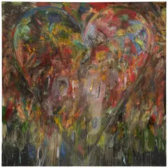 Jim Dine, The Events Surrounding the May Uprising, 2003, oil, acrylic and charcoal on canvas