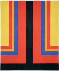 Howard Mehring, Brilliant Corners, 1965, acrylic on canvas