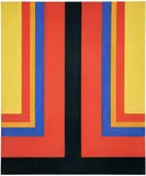 Howard Mehring, Brilliant Corners, 1965, acrylic on canvas