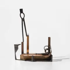 Anthony Caro, Writing Piece "Keyboard", 1988–1989, waxed and rusted steel