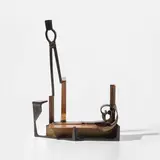 Anthony Caro, Writing Piece "Keyboard", 1988–1989, waxed and rusted steel