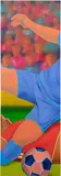 Ana Segovia, Loving Me is Like Chewing on Pearls I, 2021, oil on canvas