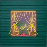 Alex Da Corte, Plant Lady, 2020, neon, vinyl siding, laminate, plywood, housepaint and hardware