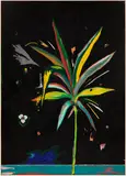 Harold Ancart, Untitled, 2015, oilstick and pencil on canvas mounted on wood, in artist's chosen frame