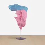 Franz West, Urs, 2010, papier mâché, epoxy resin, synthetic enamel and stainless steel