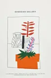 Jonas Wood, GG London NPP #1, 2017, screenprint and oil on canvas