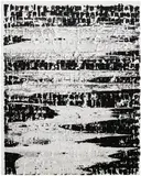 Glenn Ligon, FIGURE #87, 2011, silkscreen, coal dust and acrylic on canvas