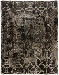 Richard Prince, Untitled (can painting), 2011, stickers, plastic, staples, glue and acrylic on mounted paper