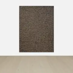 McArthur Binion, DNA: Sepia: IX, 2016, oil paintstick, sepia ink and paper on board