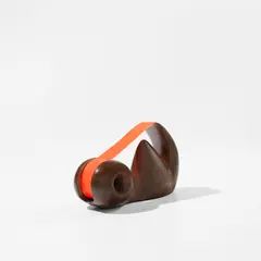 Camille Henrot, A Clinging Type, 2014, bronze and tape