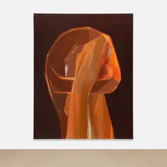 Heidi Hahn, A Center (Piece) for Itself #3, 2023, oil on canvas